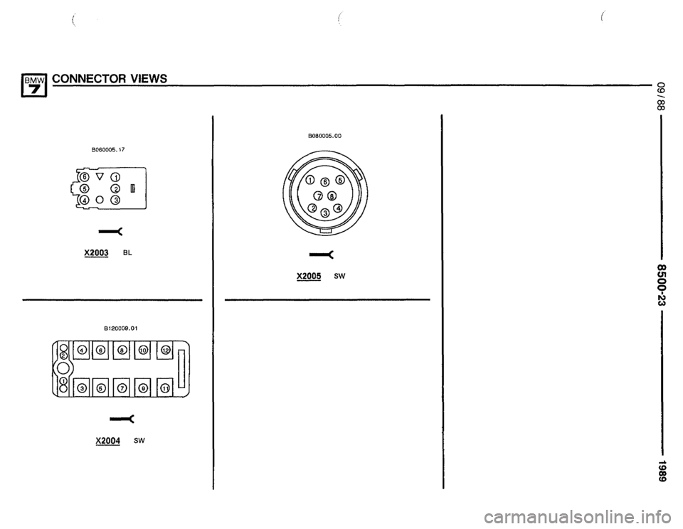 BMW 735i 1989 E32 Electrical Troubleshooting Manual 