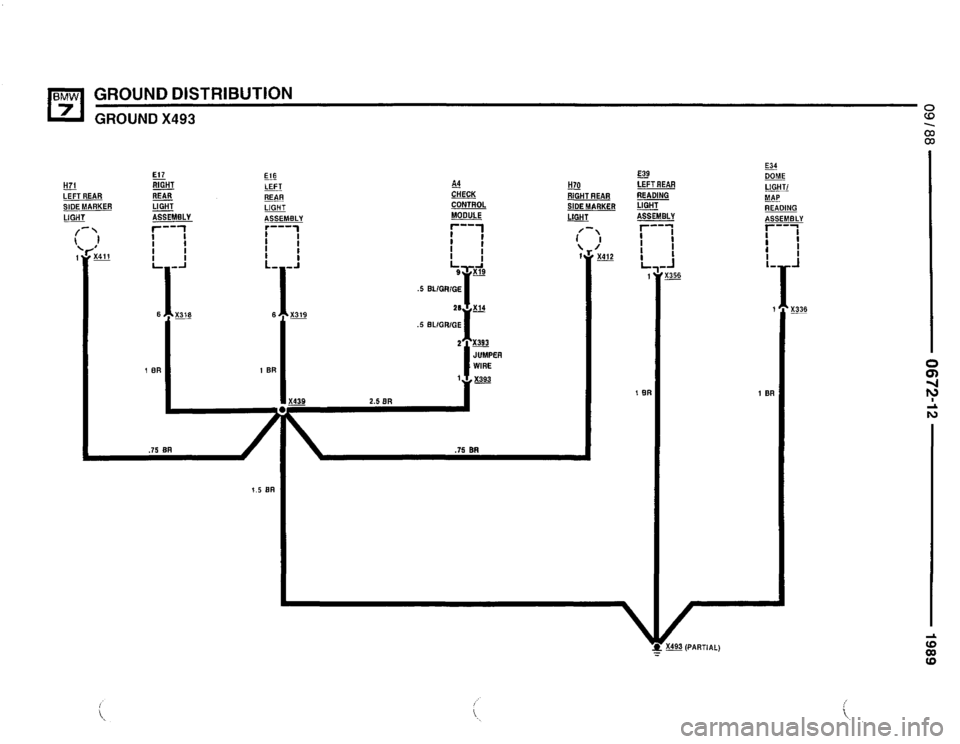 BMW 735i 1989 E32 Electrical Troubleshooting Manual 