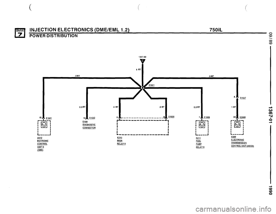 BMW 735il 1990 E32 Electrical Troubleshooting Manual 