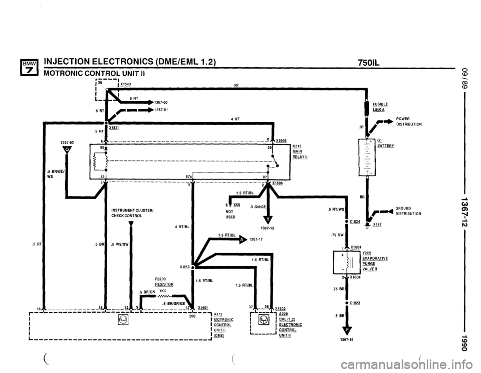 BMW 735il 1990 E32 Electrical Troubleshooting Manual 