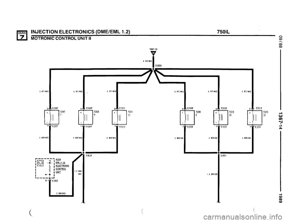 BMW 735il 1990 E32 Electrical Troubleshooting Manual 