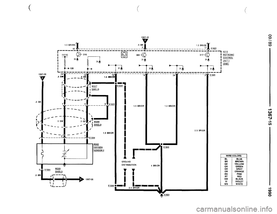 BMW 735il 1990 E32 Electrical Troubleshooting Manual 
