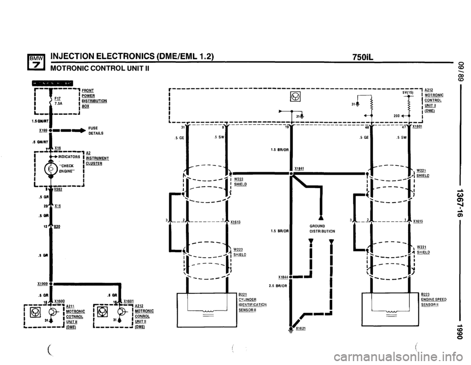 BMW 735il 1990 E32 Electrical Troubleshooting Manual 