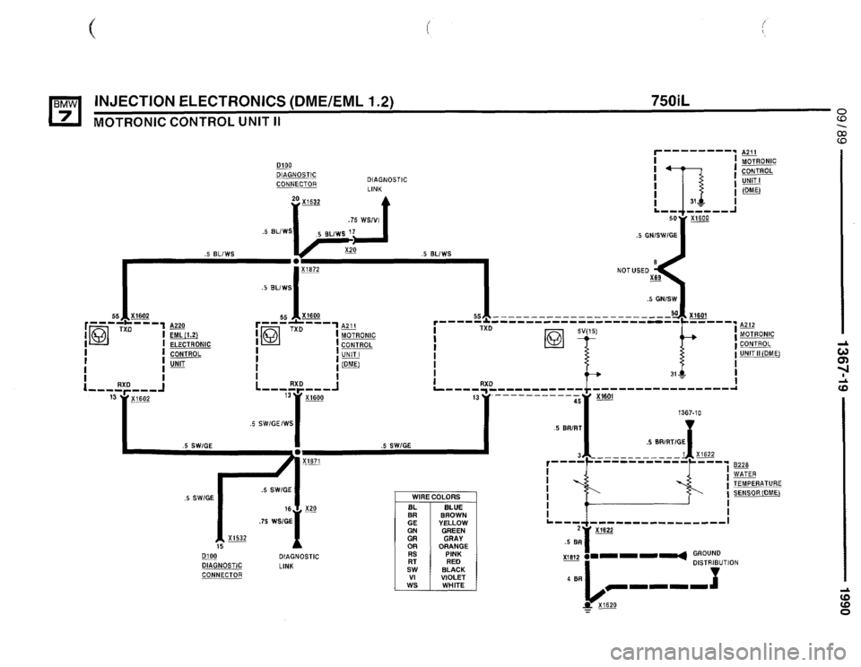BMW 735il 1990 E32 Electrical Troubleshooting Manual 