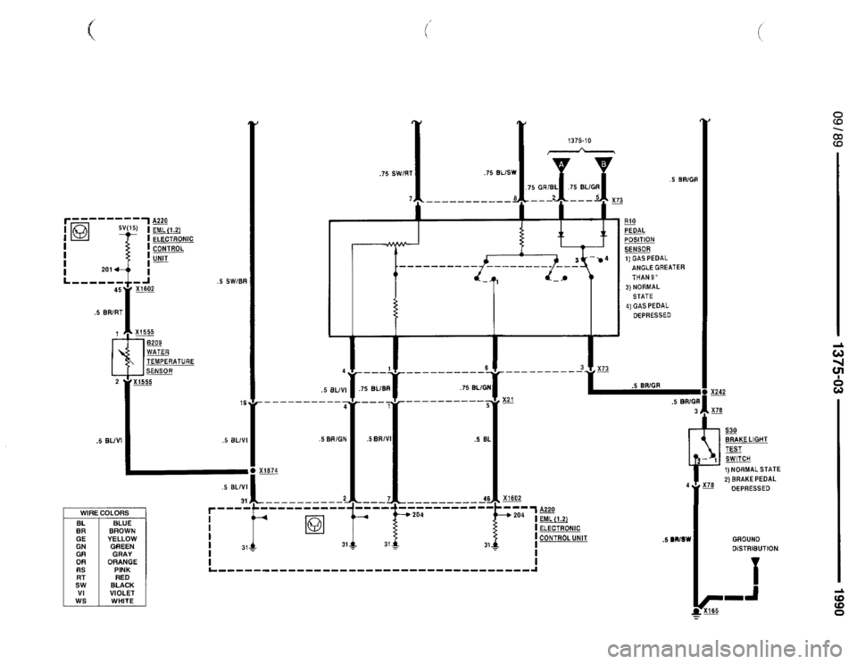 BMW 735il 1990 E32 Electrical Troubleshooting Manual 