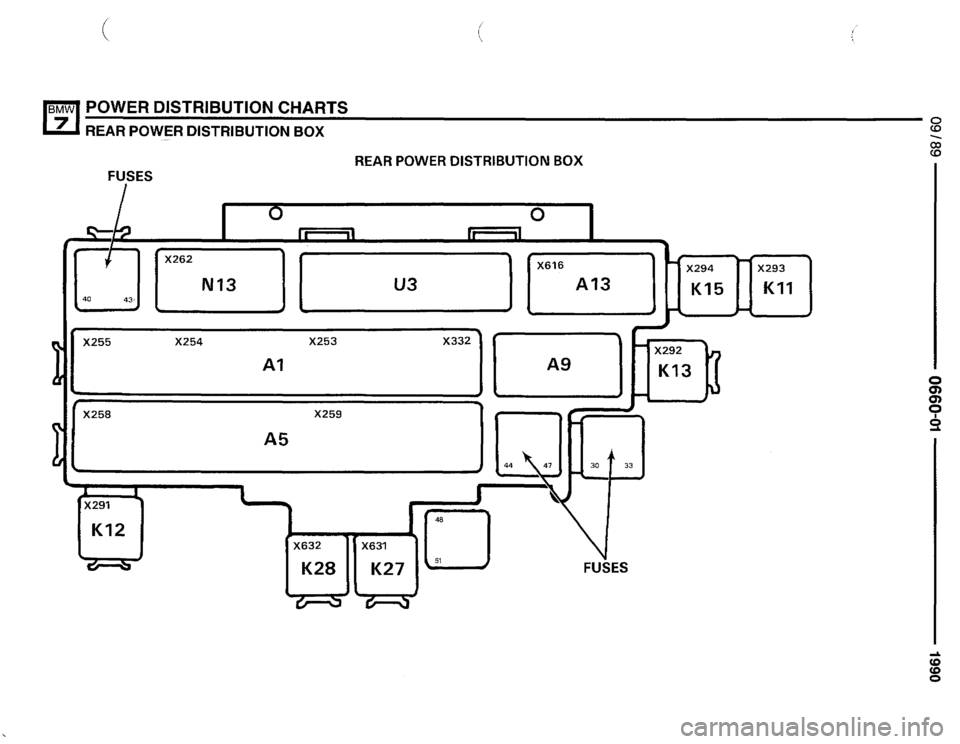 BMW 735il 1990 E32 Electrical Troubleshooting Manual 