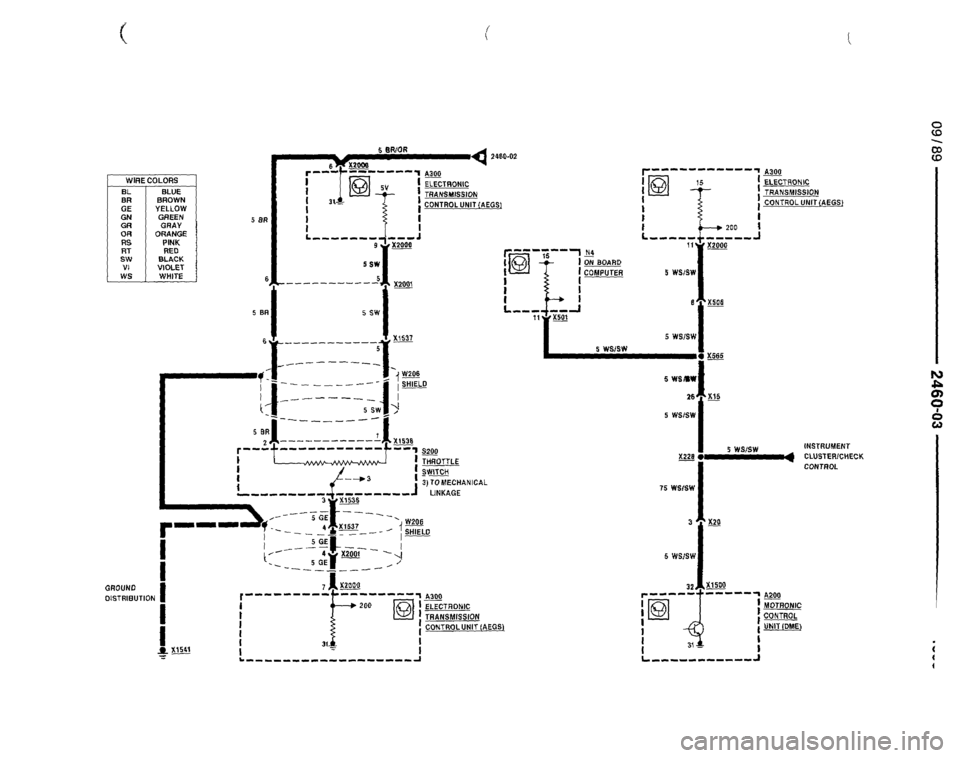 BMW 735il 1990 E32 Electrical Troubleshooting Manual 