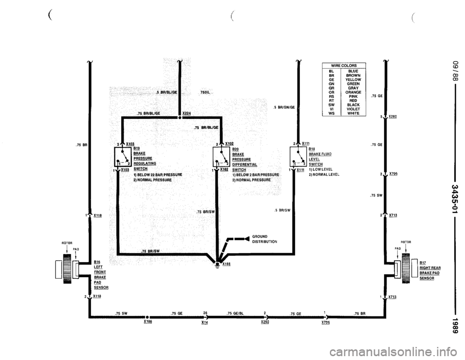 BMW 750il 1990 E32 Electrical Troubleshooting Manual 