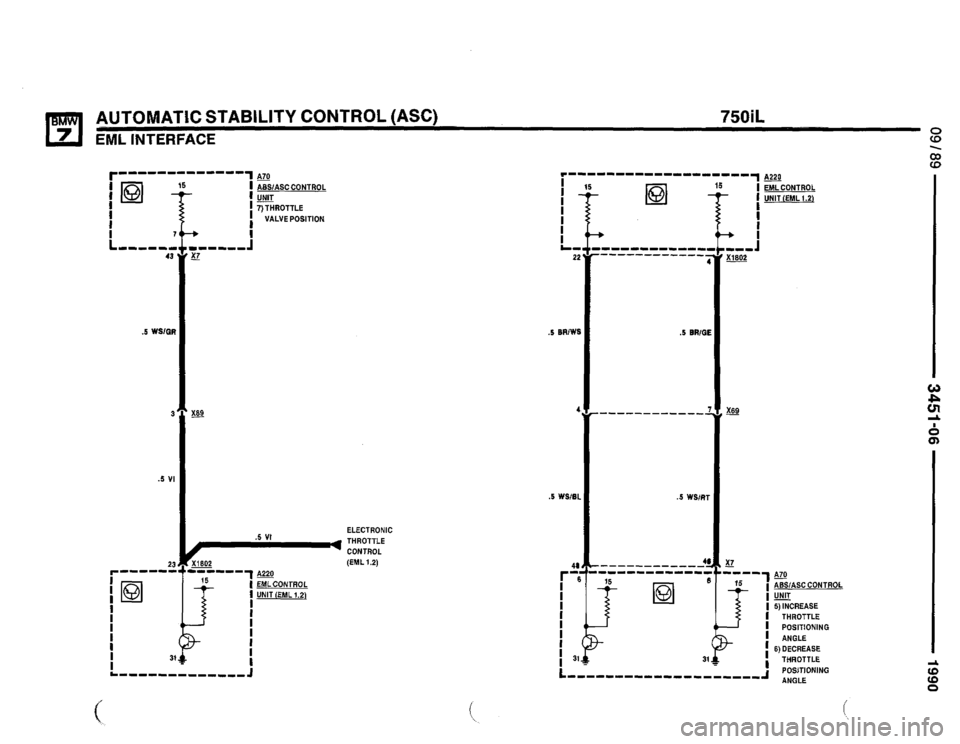 BMW 735il 1990 E32 Electrical Troubleshooting Manual 