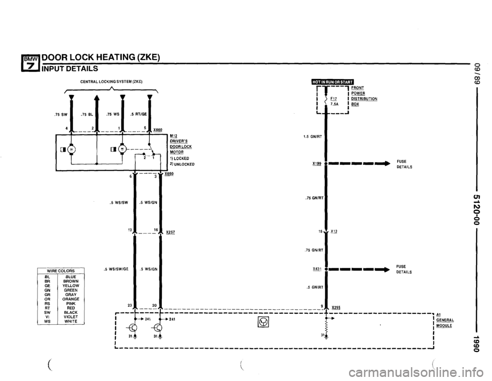 BMW 735il 1990 E32 Electrical Troubleshooting Manual 