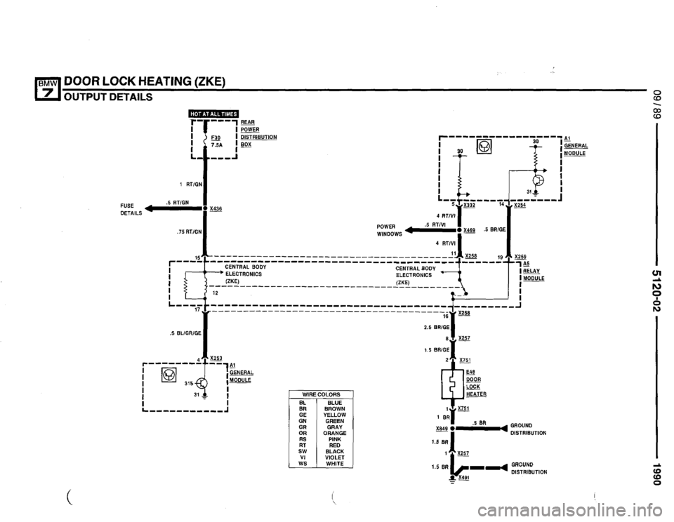 BMW 735il 1990 E32 Electrical Troubleshooting Manual 