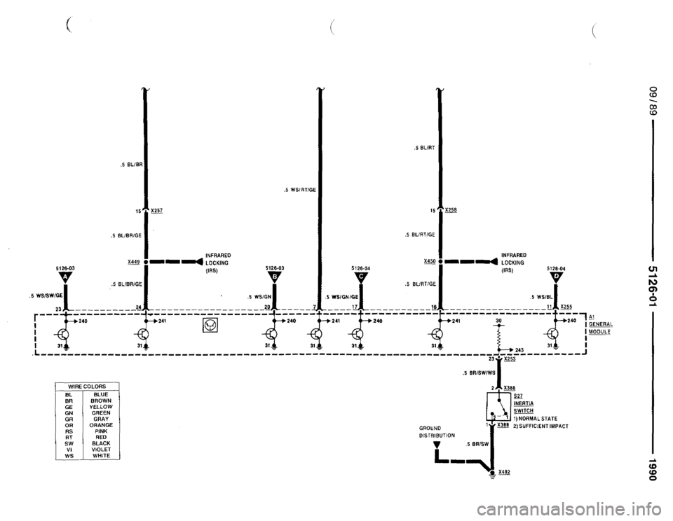 BMW 735il 1990 E32 Electrical Troubleshooting Manual 