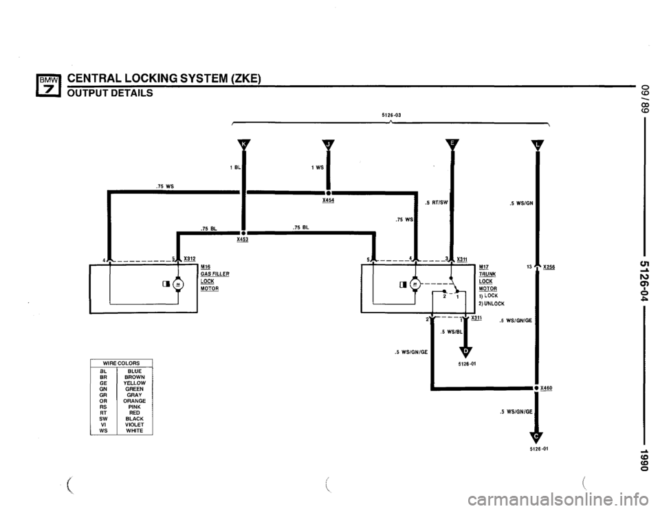 BMW 735il 1990 E32 Electrical Troubleshooting Manual 