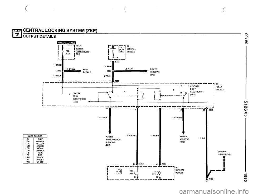 BMW 735il 1990 E32 Electrical Troubleshooting Manual 