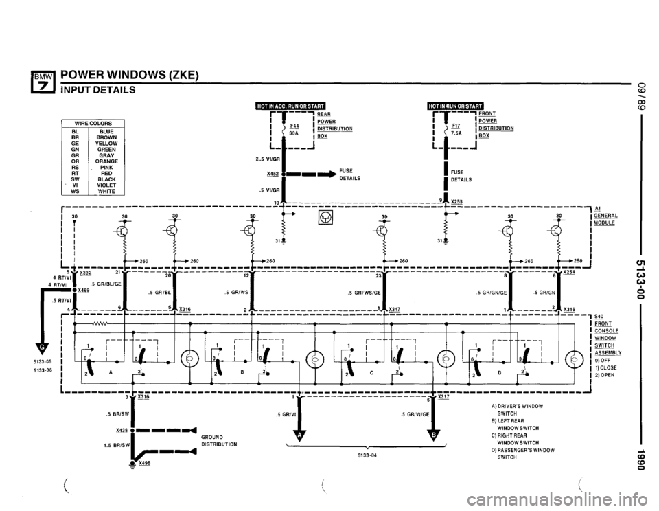 BMW 735il 1990 E32 Electrical Troubleshooting Manual 