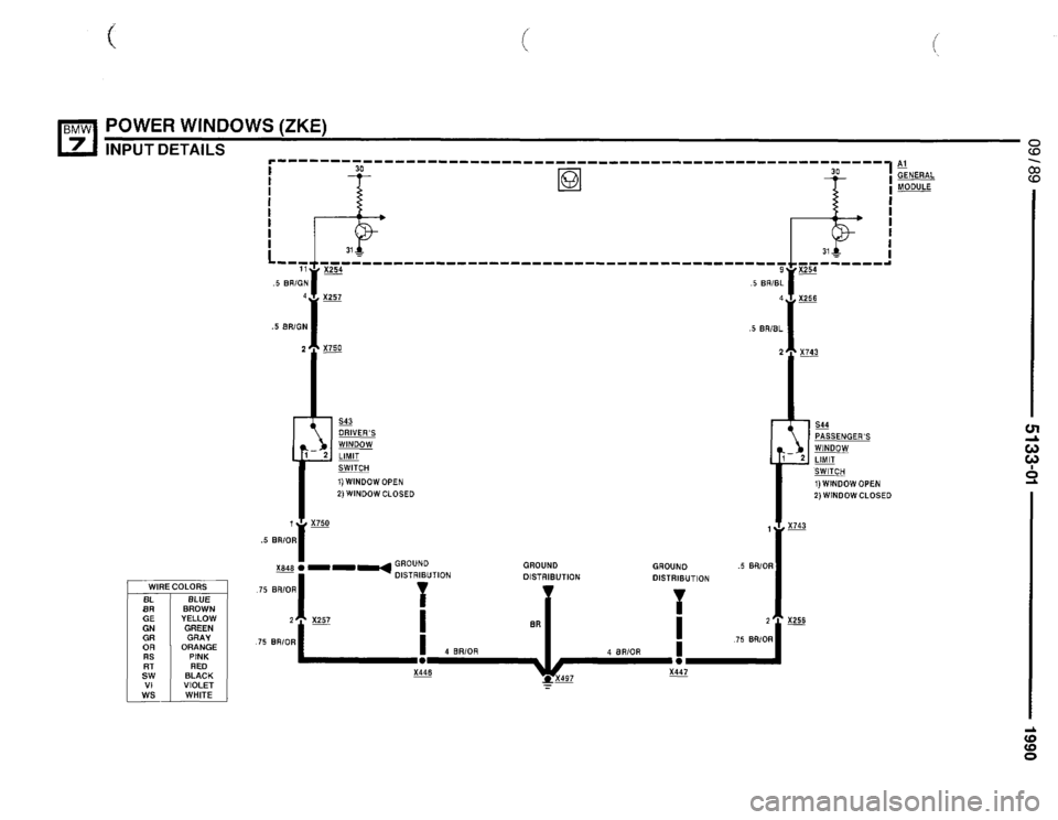 BMW 735il 1990 E32 Electrical Troubleshooting Manual 