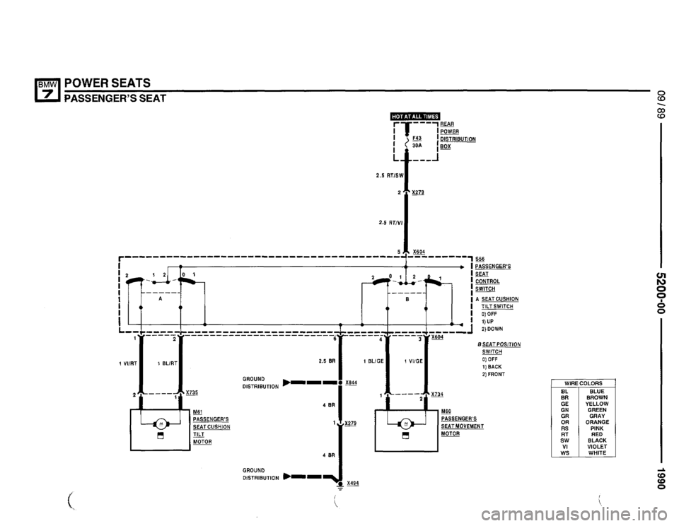 BMW 735il 1990 E32 Electrical Troubleshooting Manual 