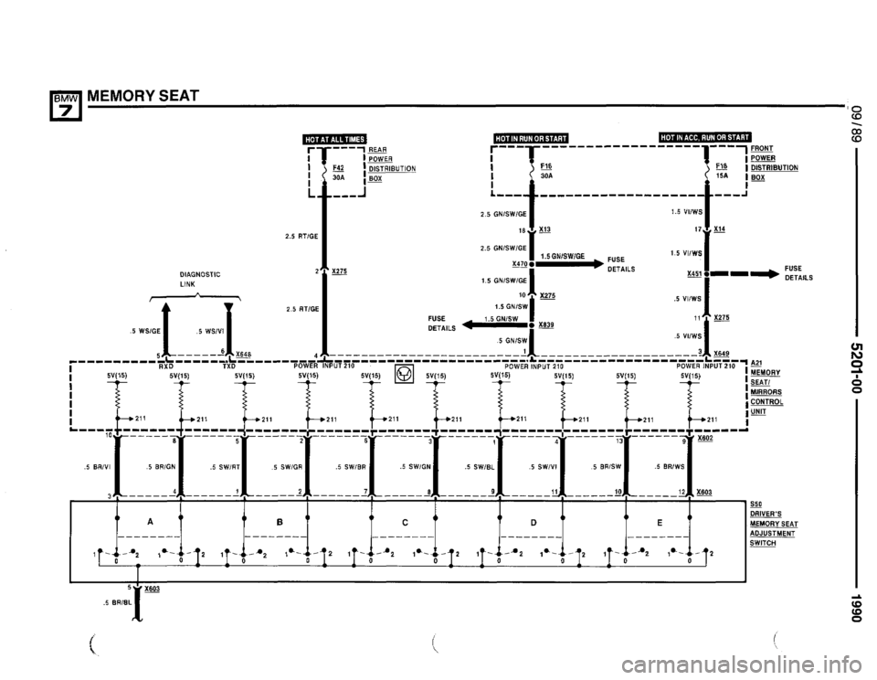 BMW 735il 1990 E32 Electrical Troubleshooting Manual 