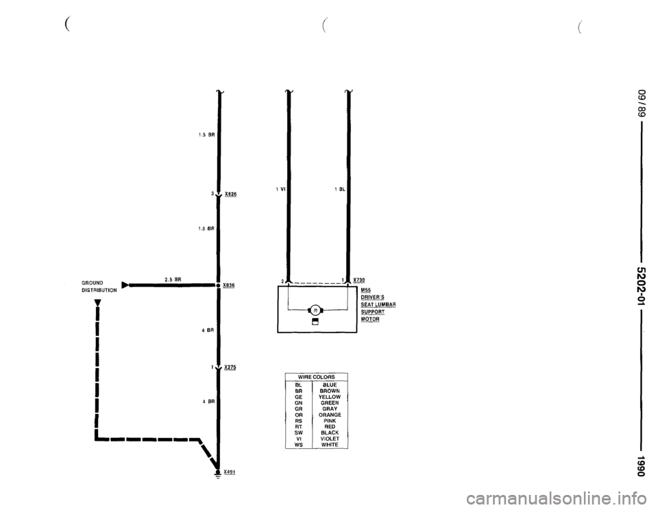 BMW 735il 1990 E32 Electrical Troubleshooting Manual 