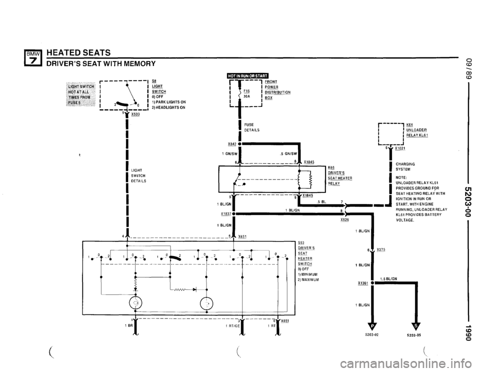 BMW 735il 1990 E32 Electrical Troubleshooting Manual 