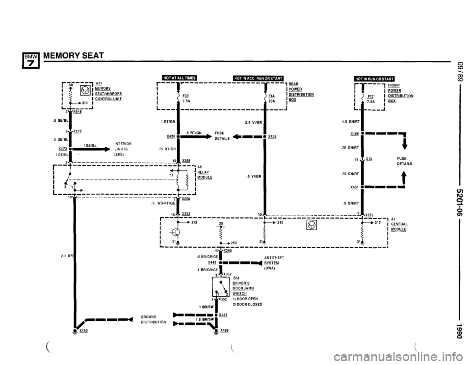 BMW 735il 1990 E32 Electrical Troubleshooting Manual 