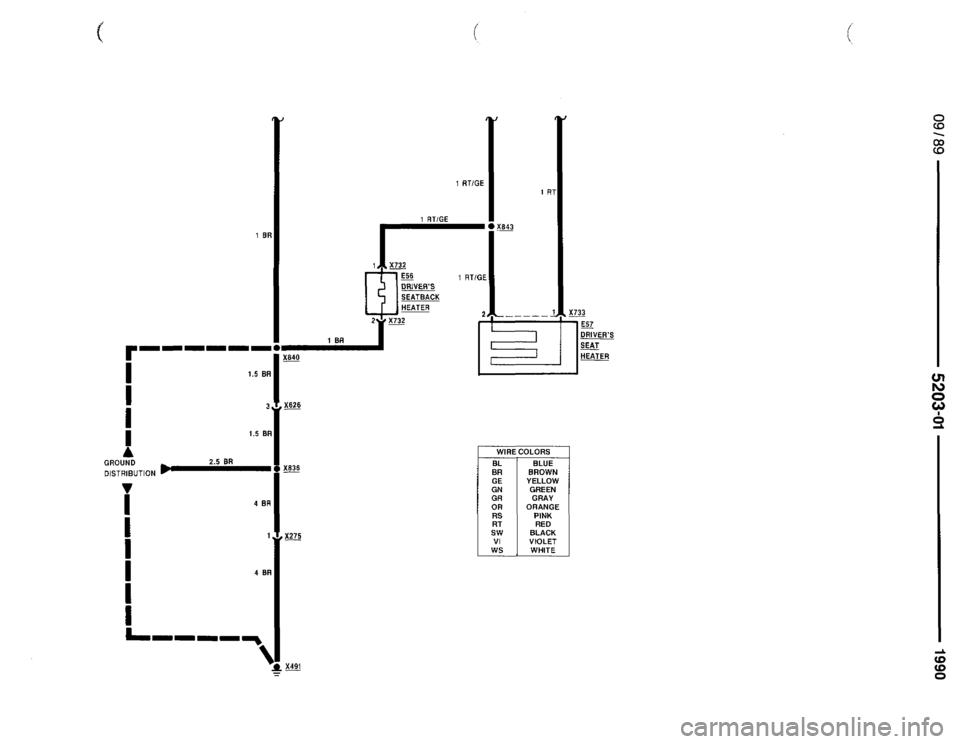 BMW 735il 1990 E32 Electrical Troubleshooting Manual 