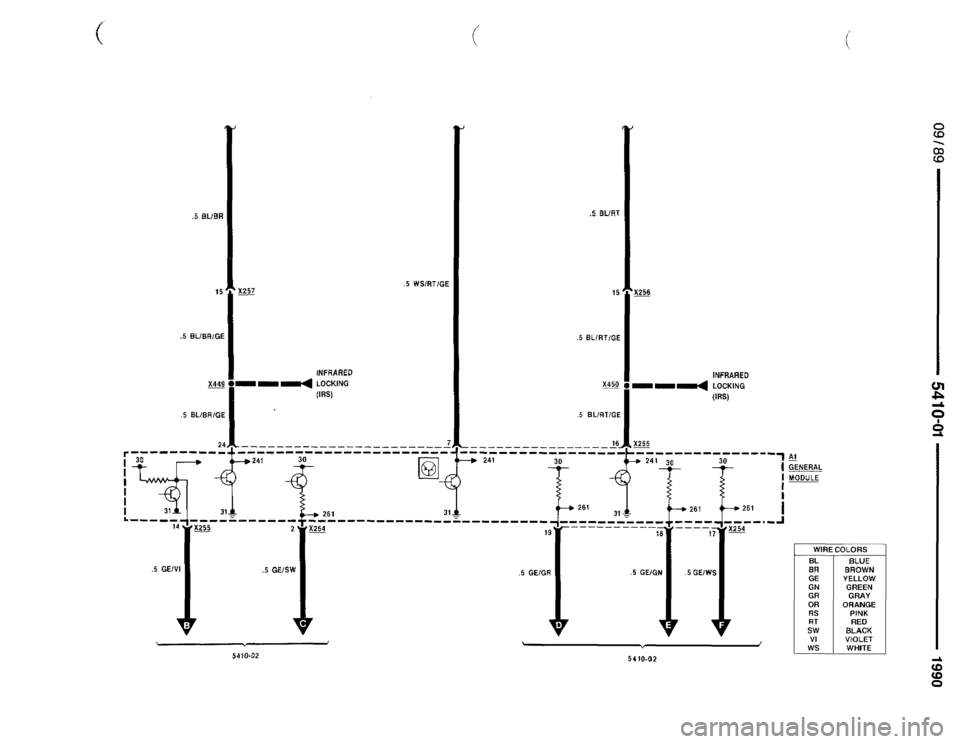 BMW 735il 1990 E32 Electrical Troubleshooting Manual 