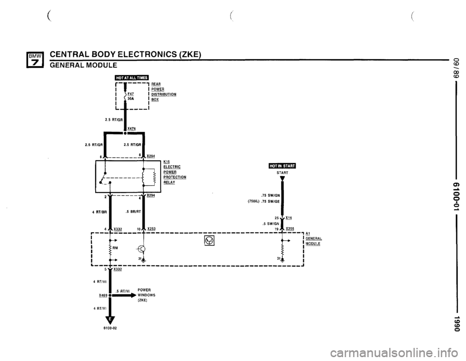 BMW 735il 1990 E32 Electrical Troubleshooting Manual 