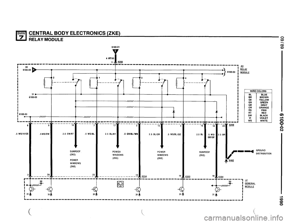 BMW 735il 1990 E32 Electrical Troubleshooting Manual 