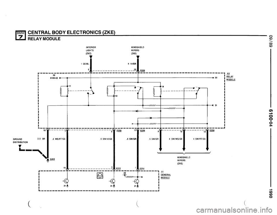 BMW 735il 1990 E32 Electrical Troubleshooting Manual 