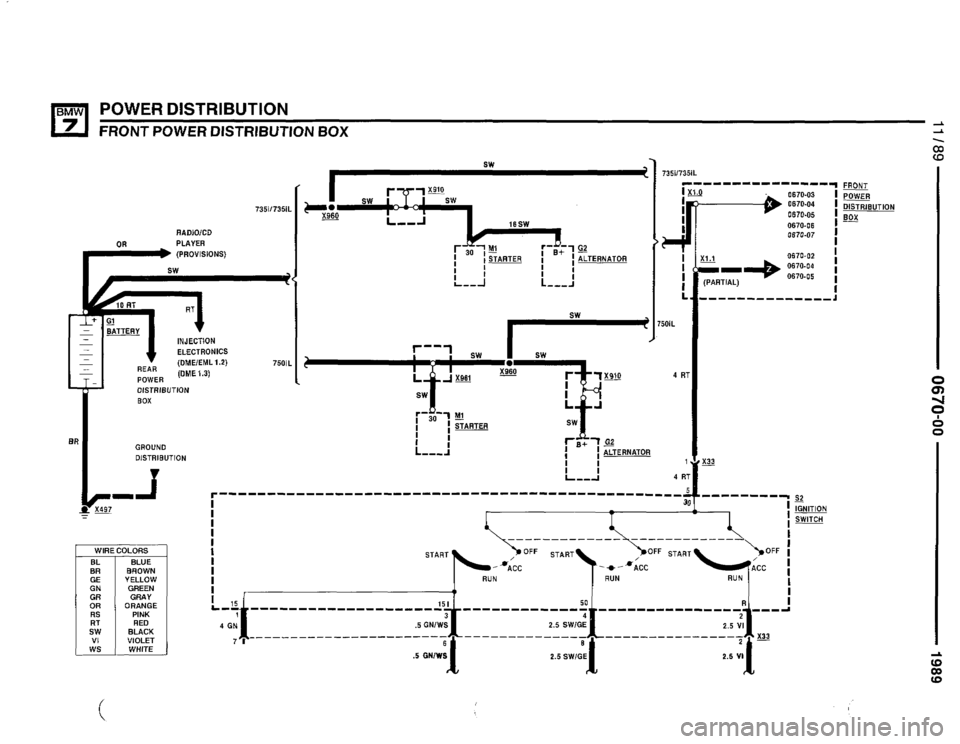 BMW 735il 1990 E32 Electrical Troubleshooting Manual 