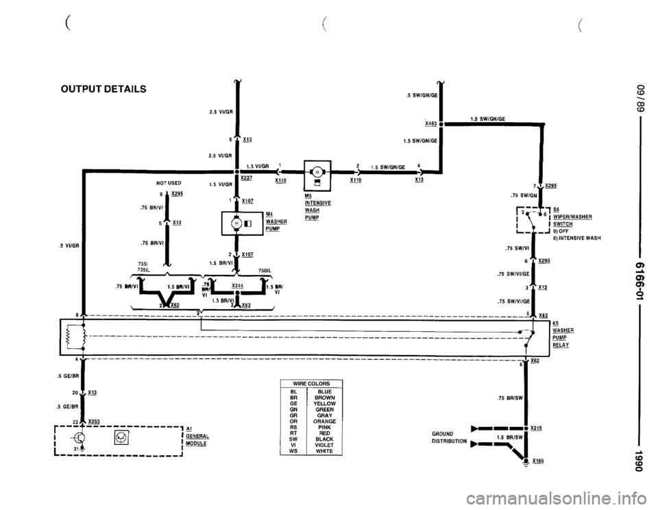 BMW 735il 1990 E32 Electrical Troubleshooting Manual 