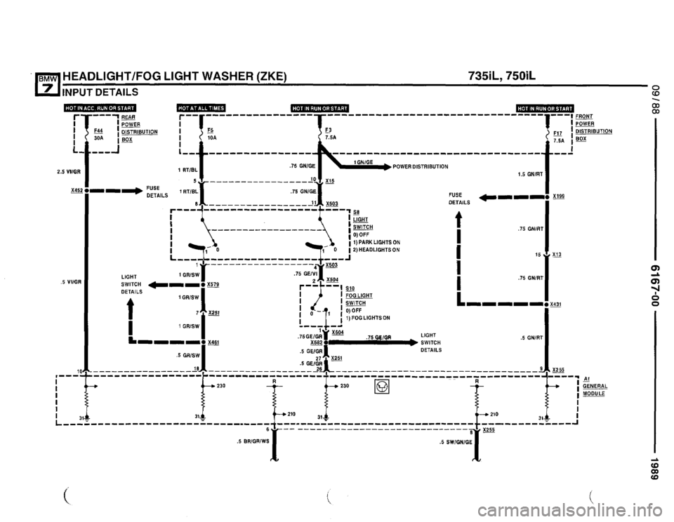 BMW 735il 1990 E32 Electrical Troubleshooting Manual 