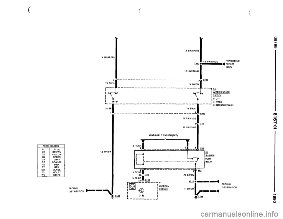 BMW 750il 1990 E32 Electrical Troubleshooting Manual 