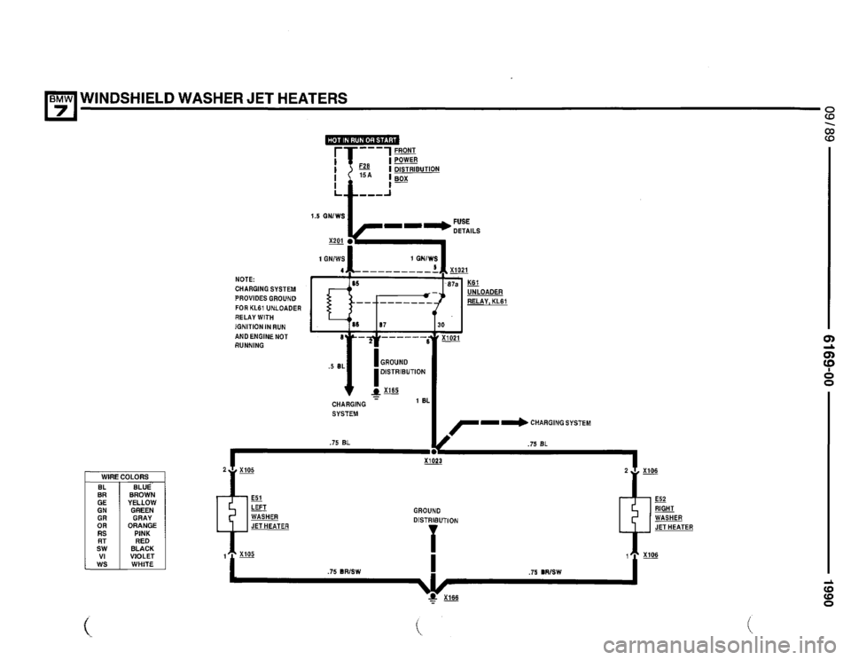 BMW 750il 1990 E32 Electrical Troubleshooting Manual 