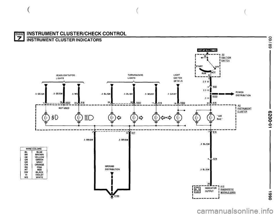 BMW 750il 1990 E32 Electrical Troubleshooting Manual 