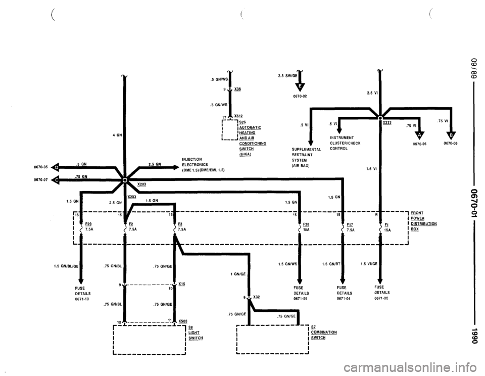 BMW 735il 1990 E32 Electrical Troubleshooting Manual 