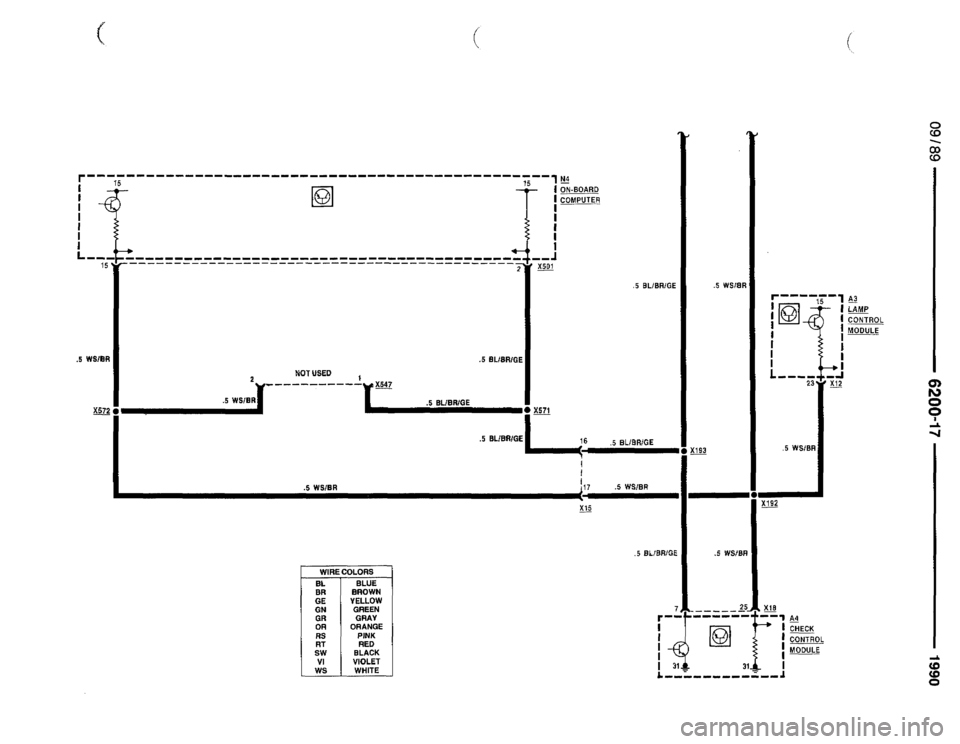 BMW 735il 1990 E32 Electrical Troubleshooting Manual 
