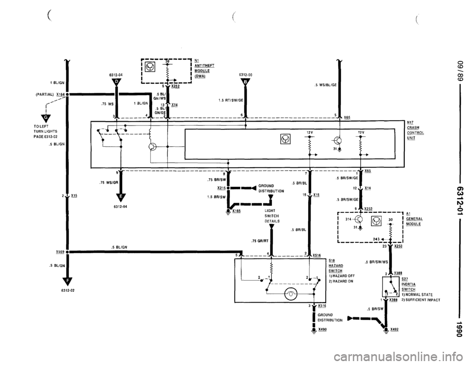 BMW 735il 1990 E32 Electrical Troubleshooting Manual 