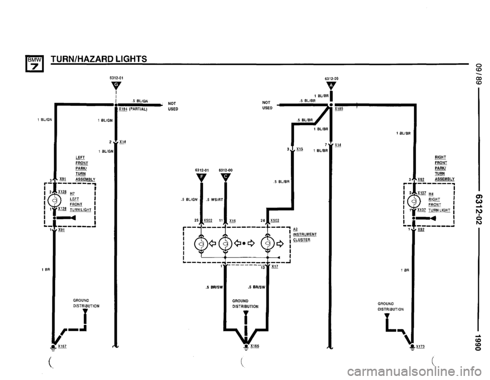 BMW 735il 1990 E32 Electrical Troubleshooting Manual 