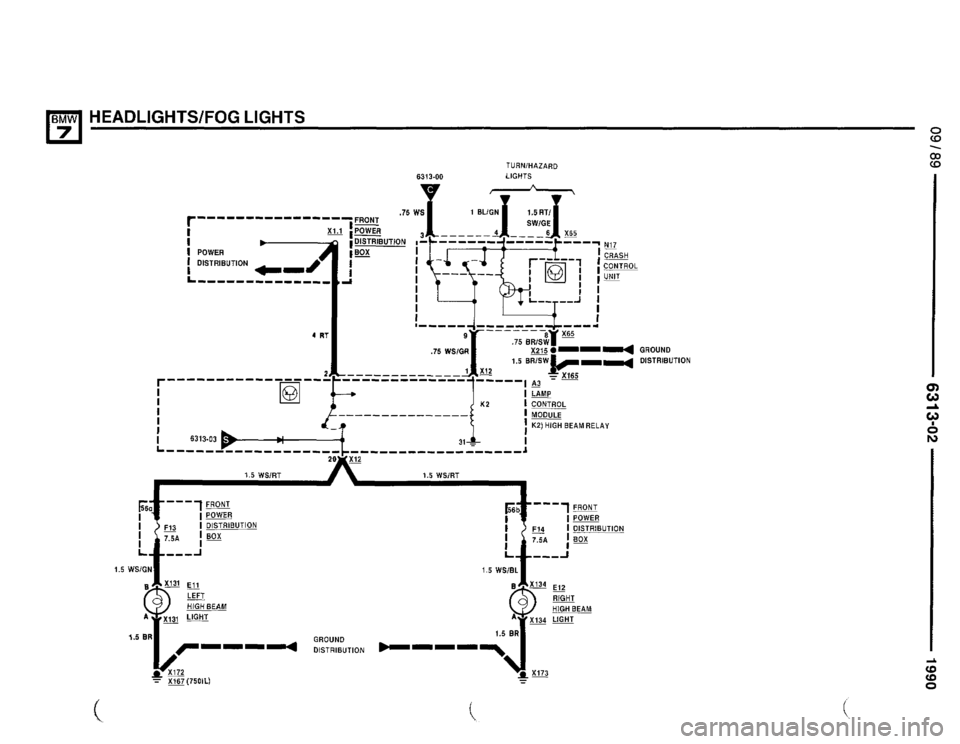 BMW 750il 1990 E32 Electrical Troubleshooting Manual 