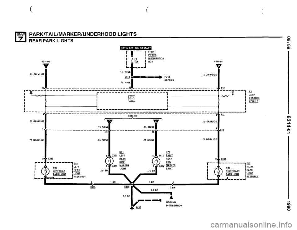 BMW 750il 1990 E32 Electrical Troubleshooting Manual 