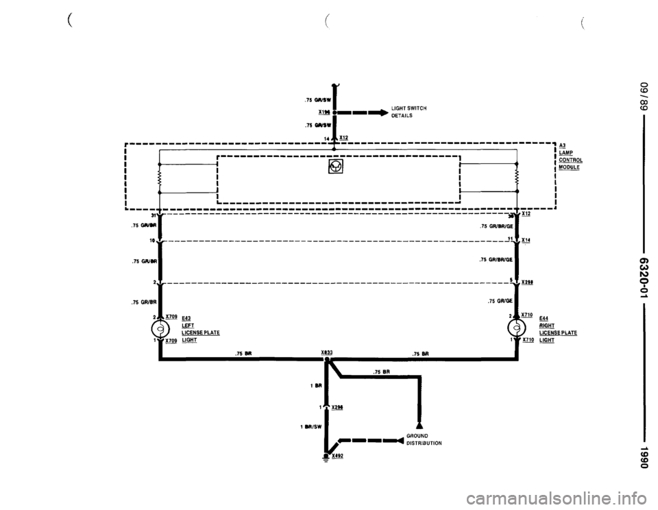 BMW 750il 1990 E32 Electrical Troubleshooting Manual 