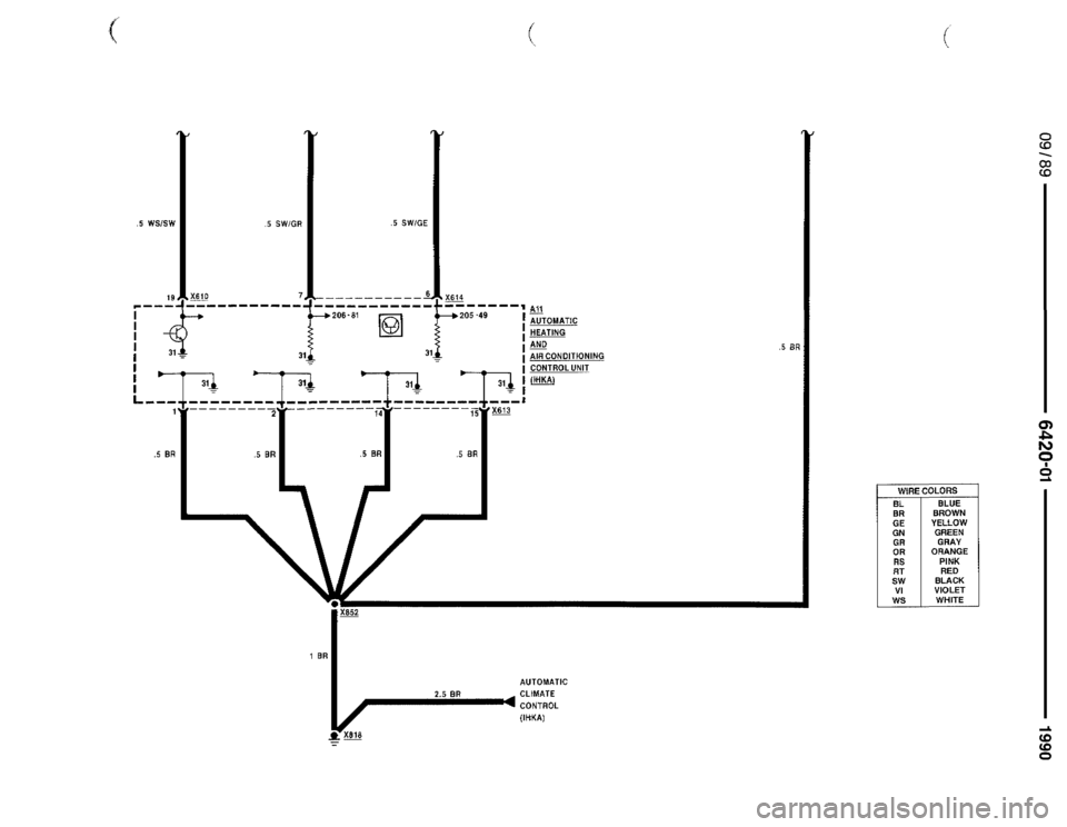 BMW 735il 1990 E32 Electrical Troubleshooting Manual 