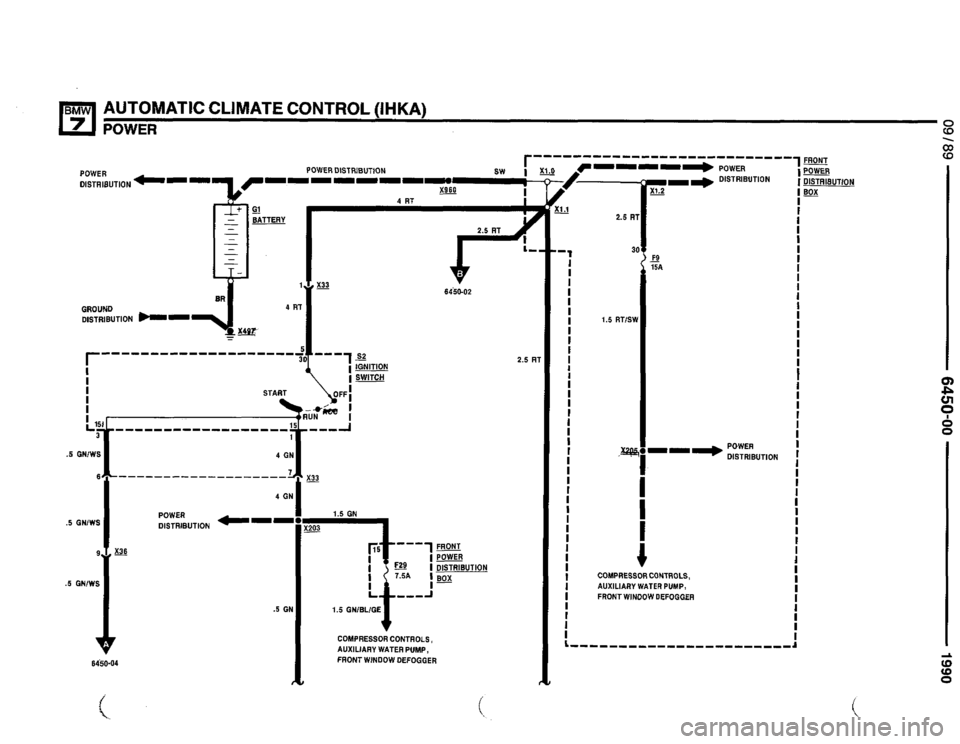 BMW 735il 1990 E32 Electrical Troubleshooting Manual 