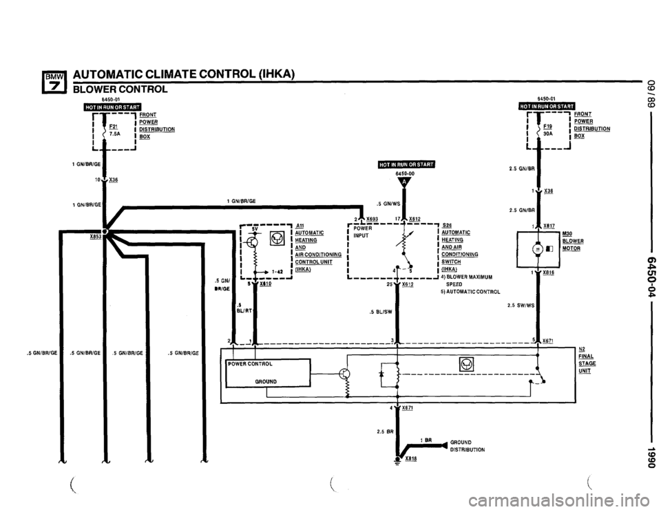 BMW 735il 1990 E32 Electrical Troubleshooting Manual 