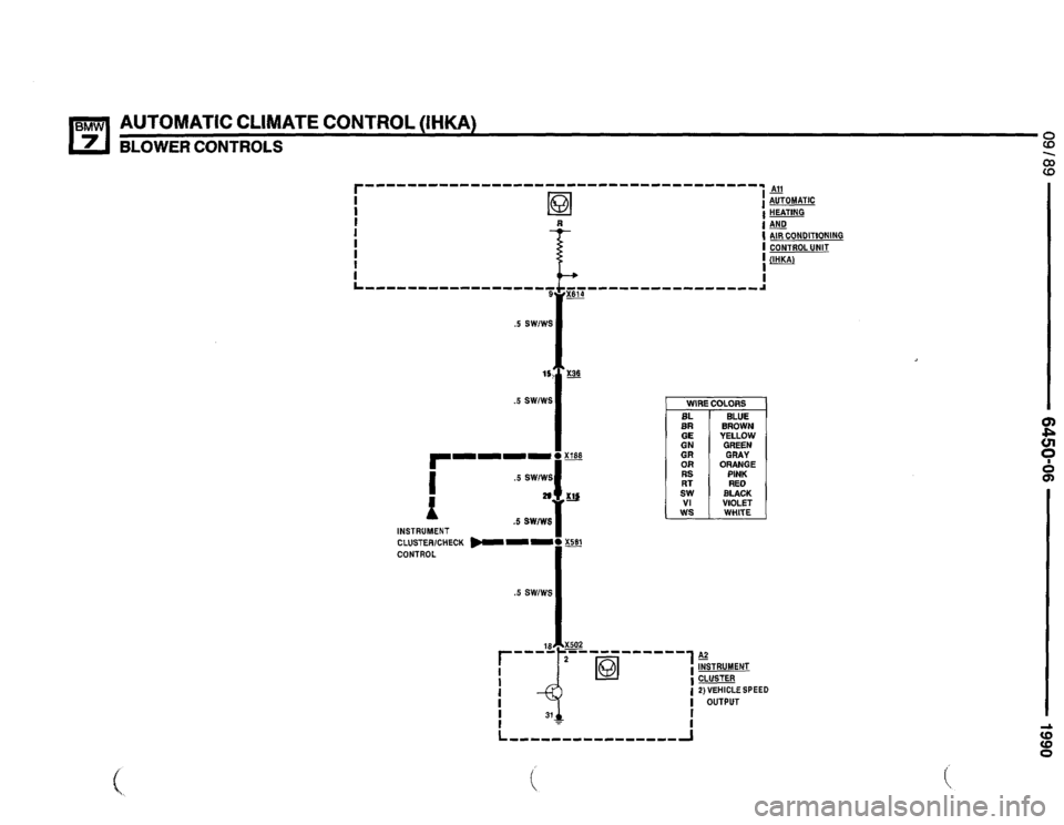 BMW 735il 1990 E32 Electrical Troubleshooting Manual 
