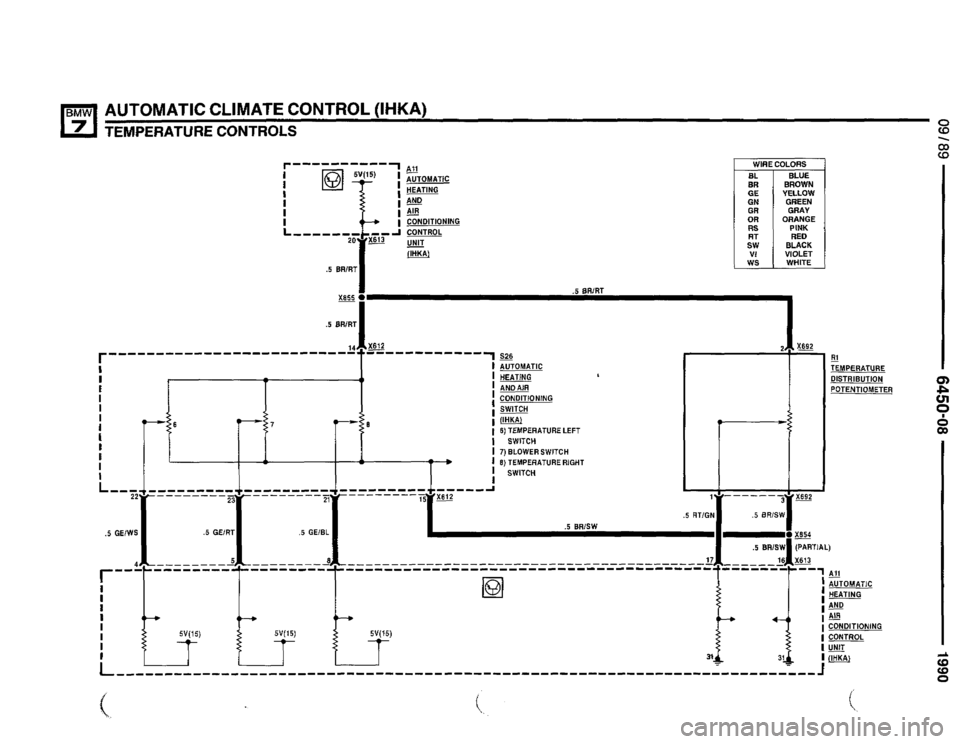 BMW 735il 1990 E32 Electrical Troubleshooting Manual 