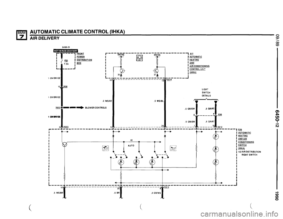 BMW 735il 1990 E32 Electrical Troubleshooting Manual 