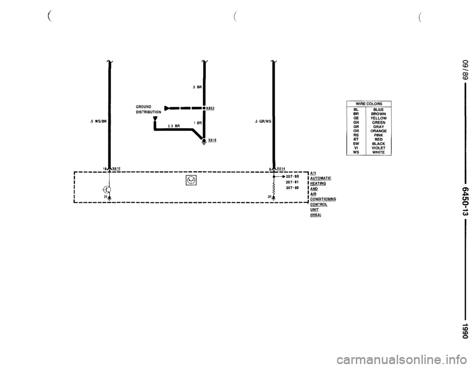 BMW 750il 1990 E32 Electrical Troubleshooting Manual 
